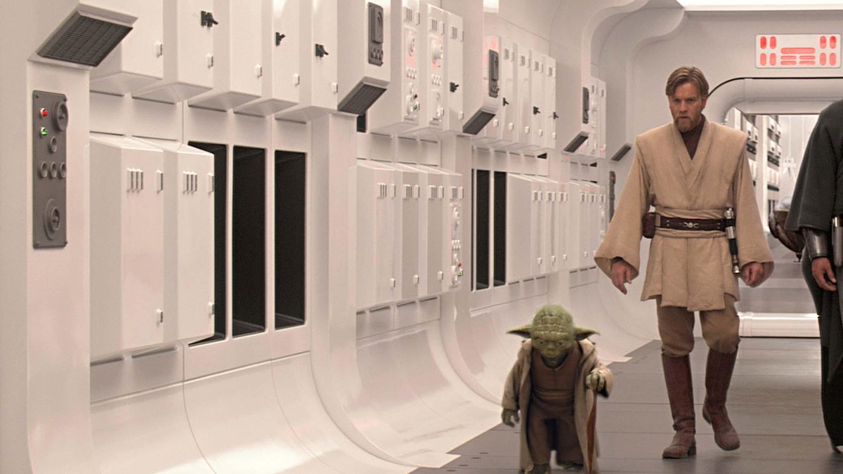 Yoda, Obi-Wan Kenobi och Senator Bail Organa.