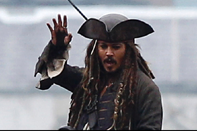 Jack Sparrow var inte omtyckt av Disney. 