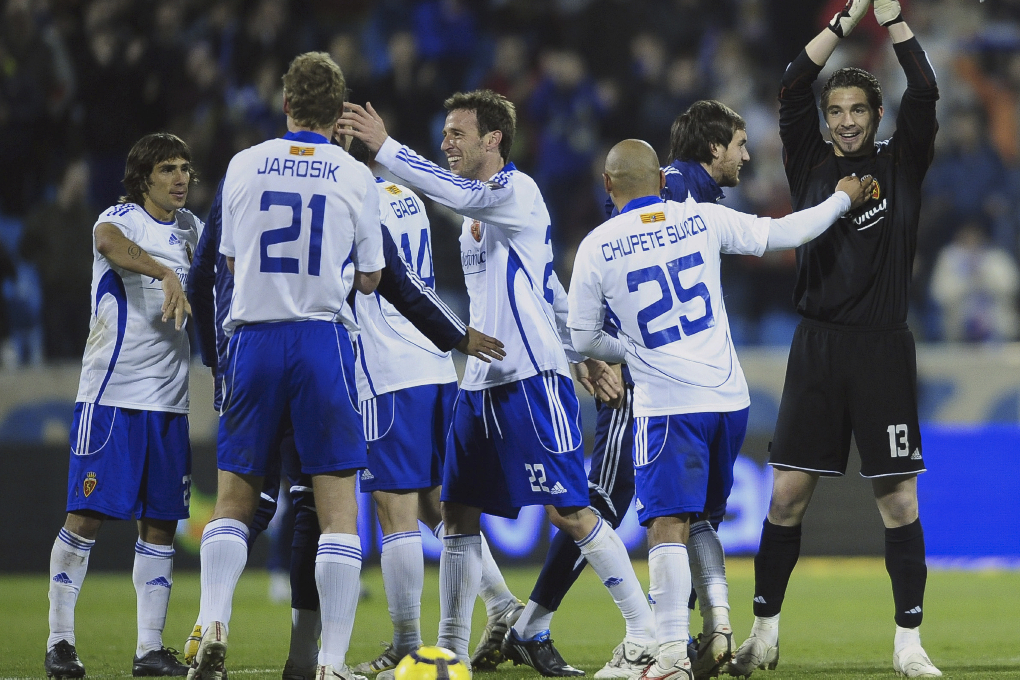 Hemmalaget Zaragoza vann till slut med 2-1.