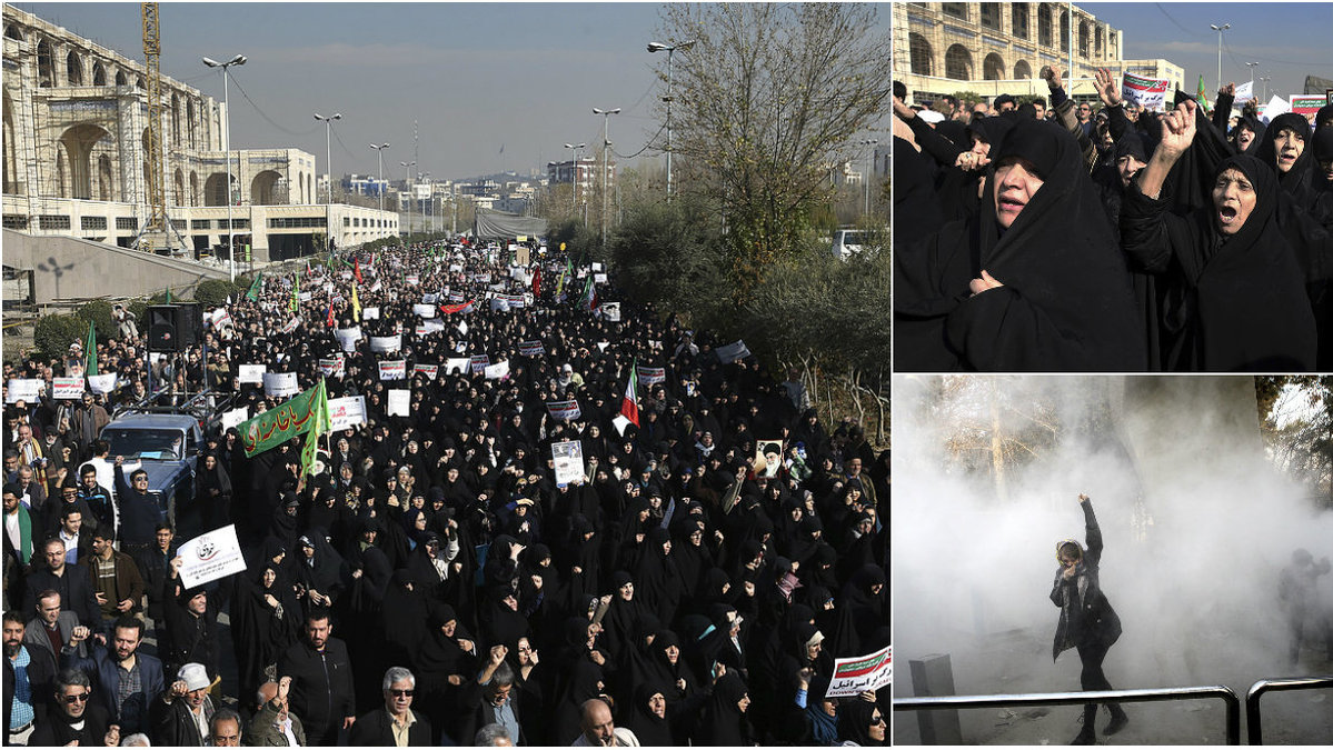 Protester i Iran