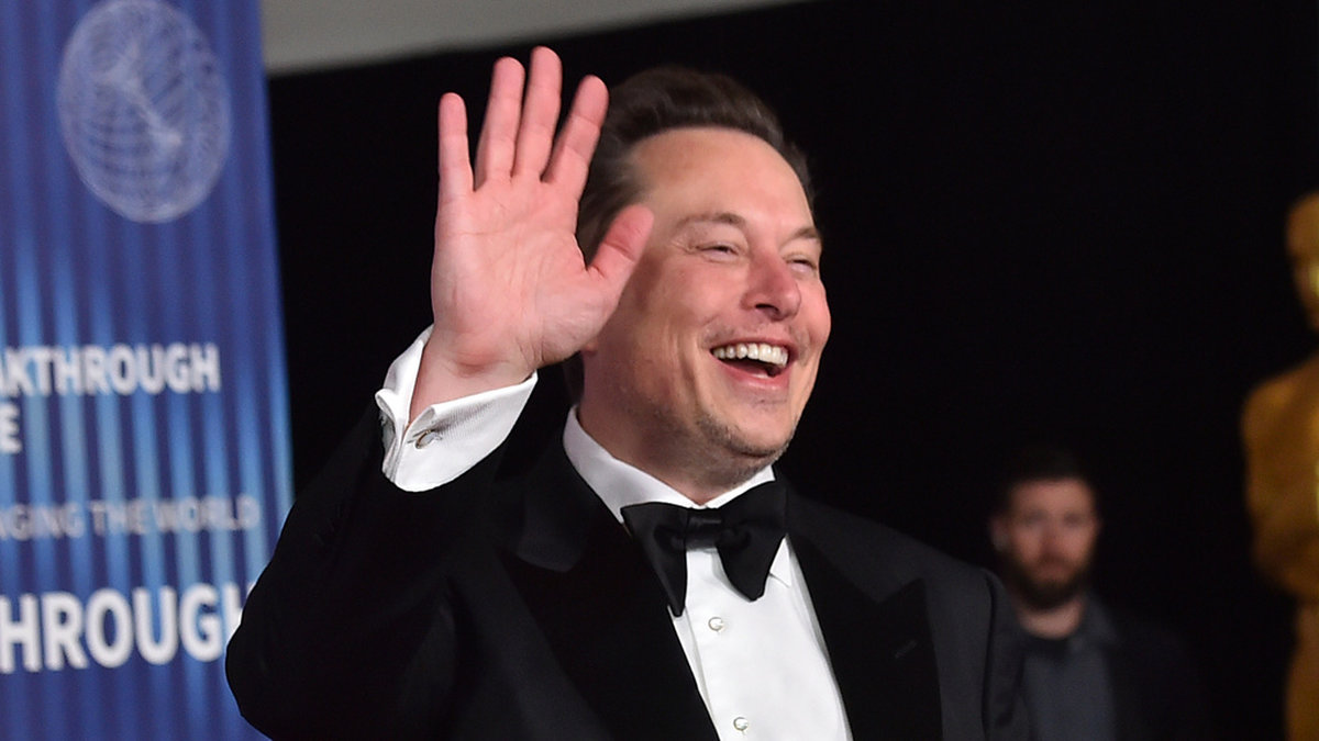Elon Musk äger plattformen X. Arkivbild.