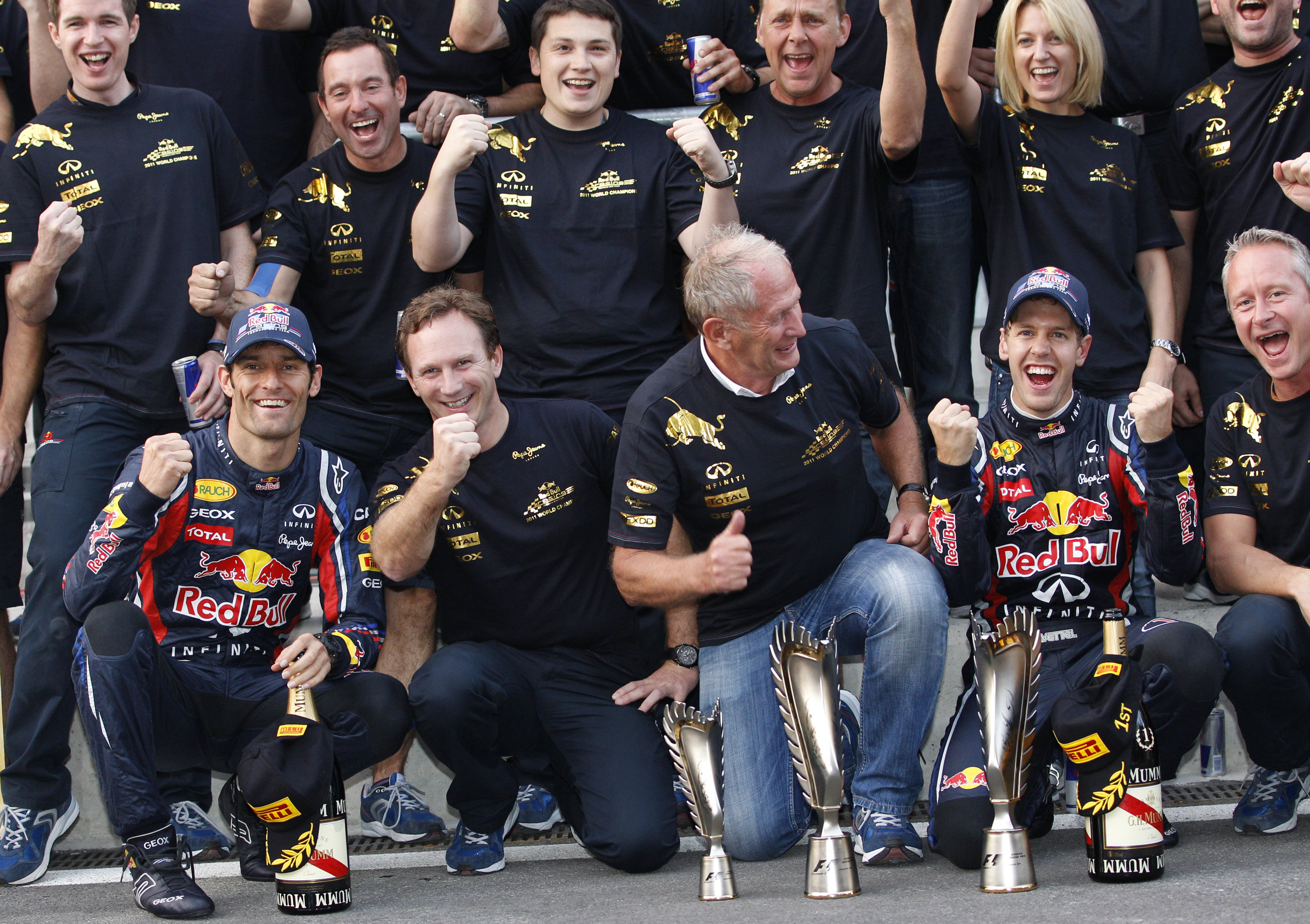 Sebastian Vettel ordnade en ny titel, denna gång åt stallet Red Bull-Renault.