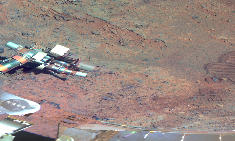 Rymden, Planet, Panorama, Bild, Mars