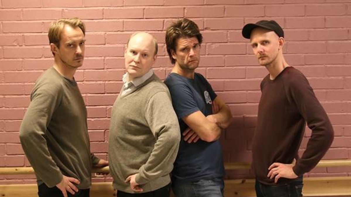 Peter Magnusson, Henrik Dorsin, Jonas Karlsson och David Wibergi.
