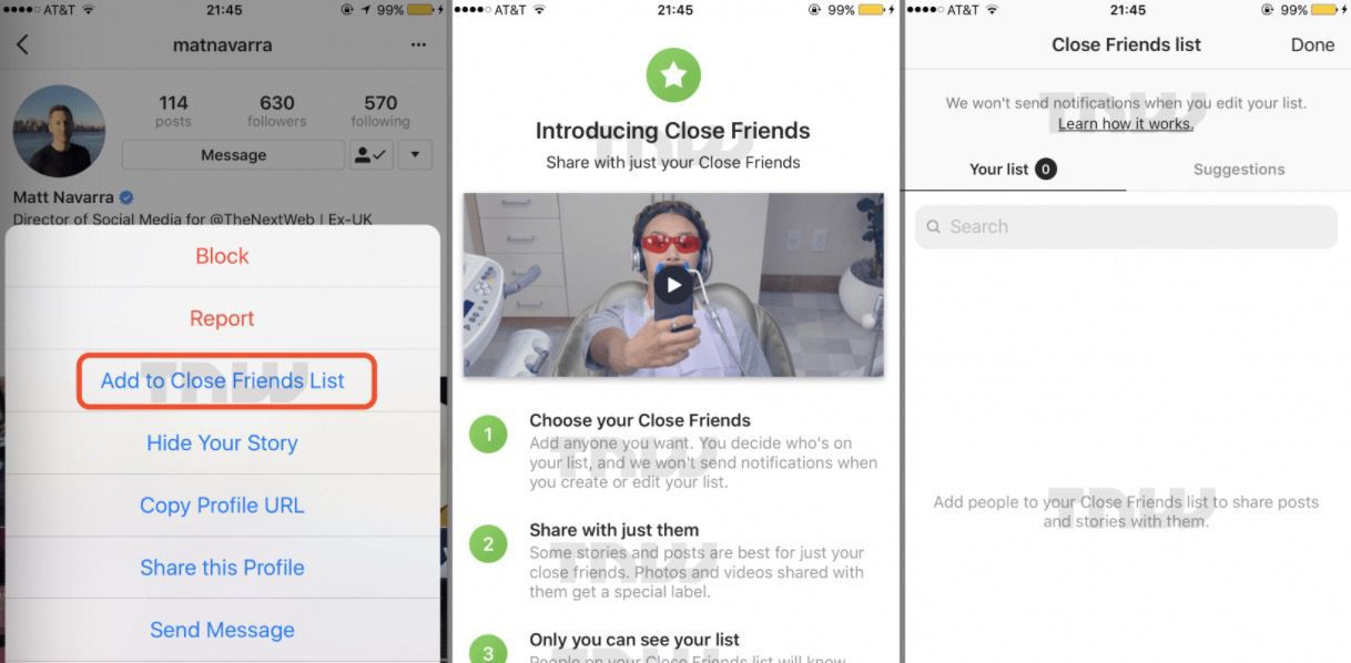 Instagram closest friends ny funktion Instagram closest friends ny funktion