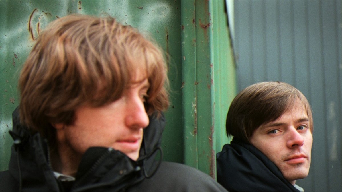 Nicolas Godin och Jean-Benoit Dunkel året då de släppte sitt debutalbum. Arkivbild.