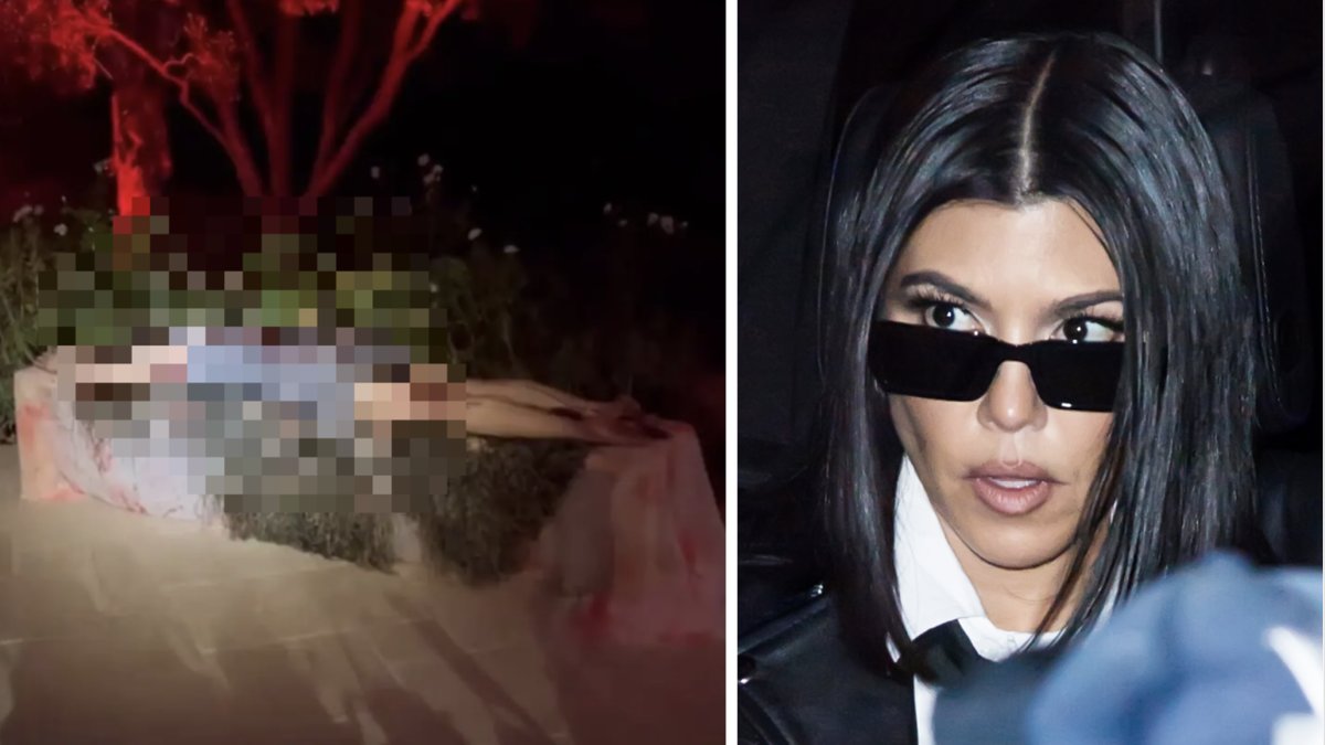 Kourney Kardashians Halloweenfest möter kritik på sociala medier
