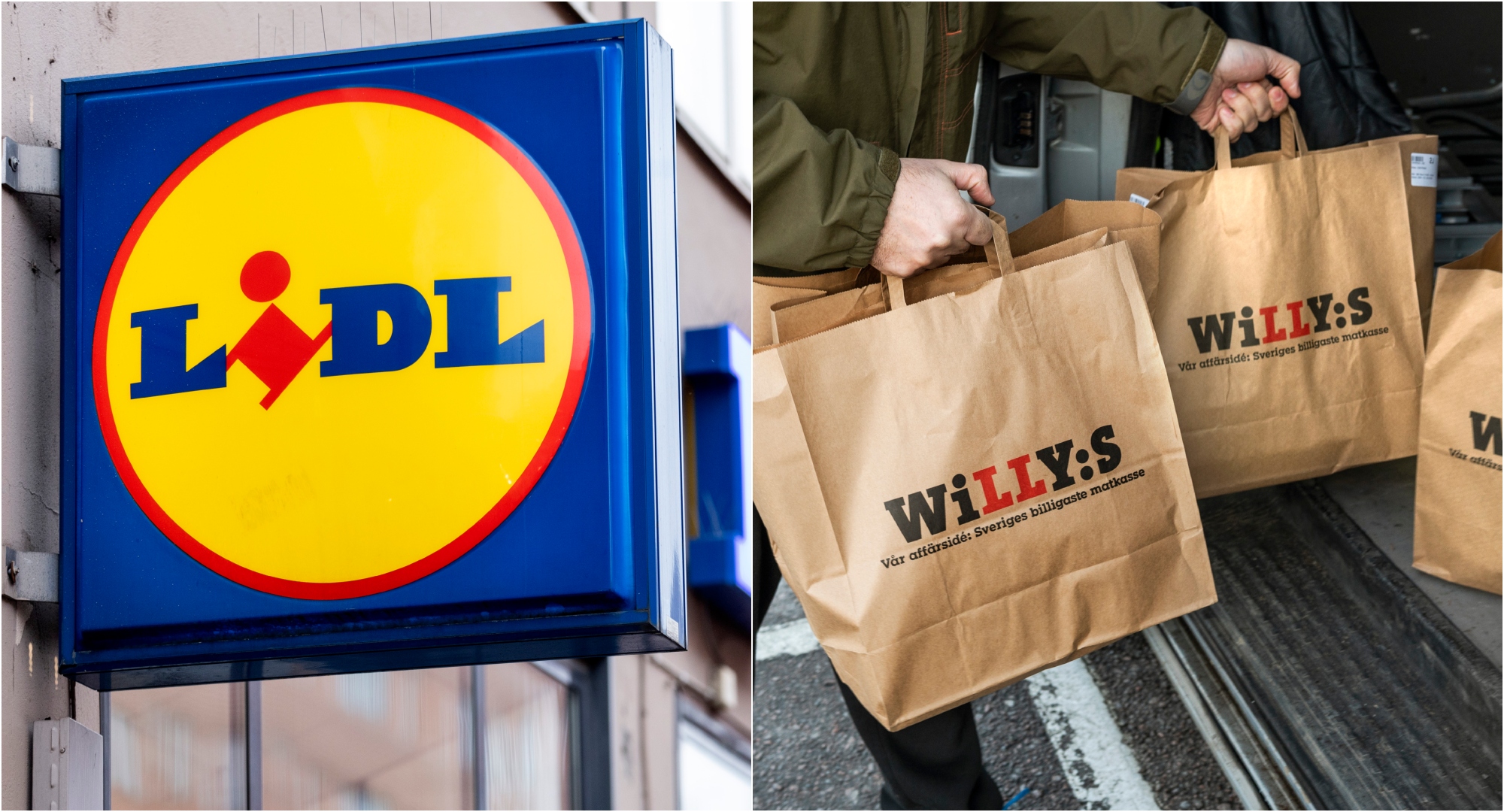 Willys, Ica, Lidl, Mat