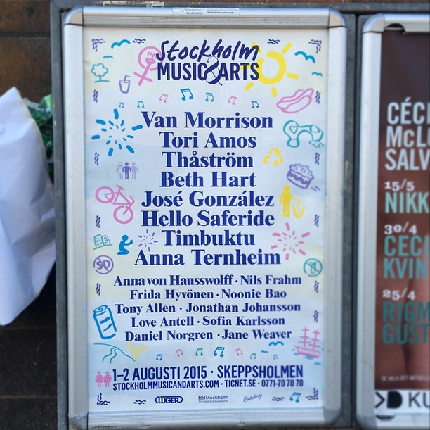 Stockholm Music & Arts poster.