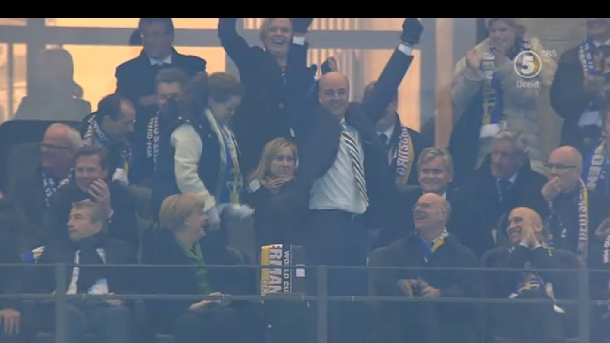 Fredrik Reinfeldts segervrål.