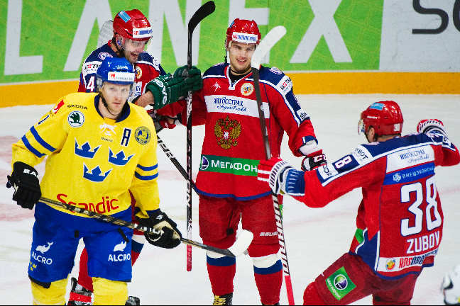 Ryssland, Sverige, Gustaf Wesslau, ishockey, Karjala Cup, Tre Kronor