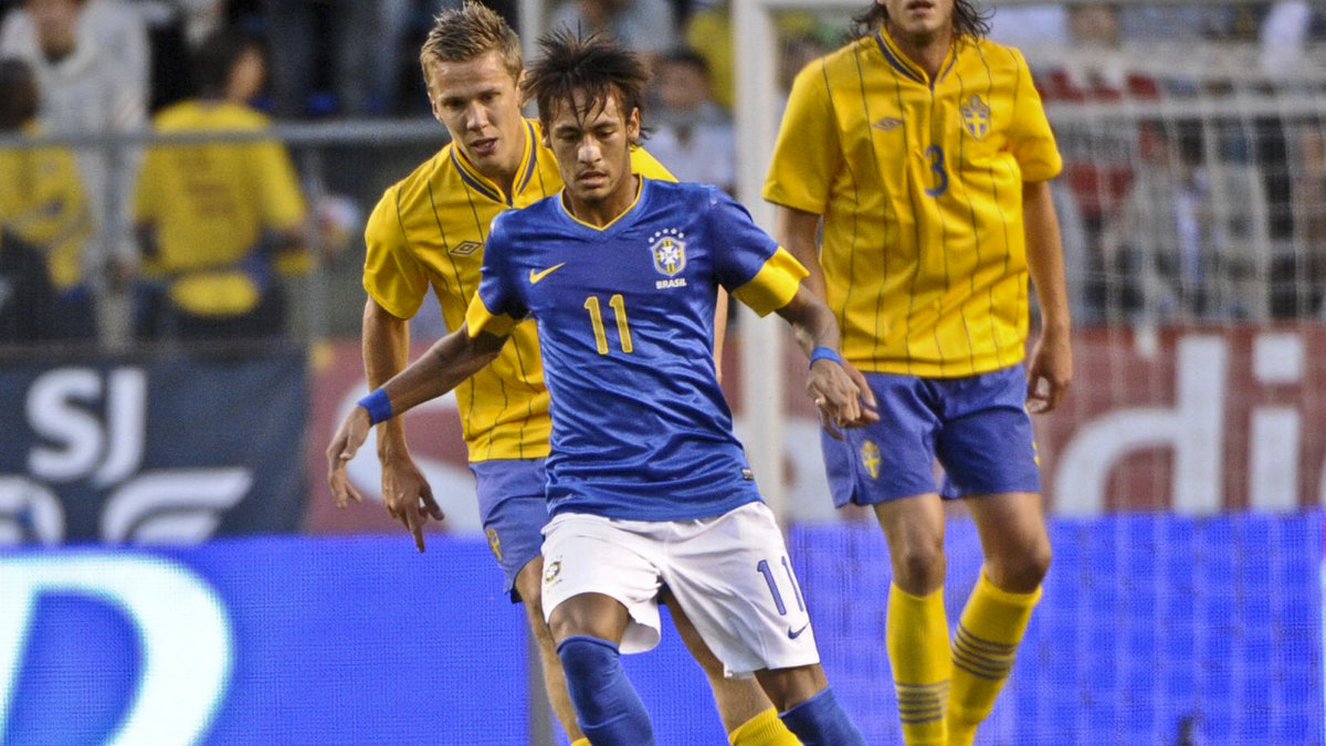 Neymar och Brasilien var för svåra för Sverige.