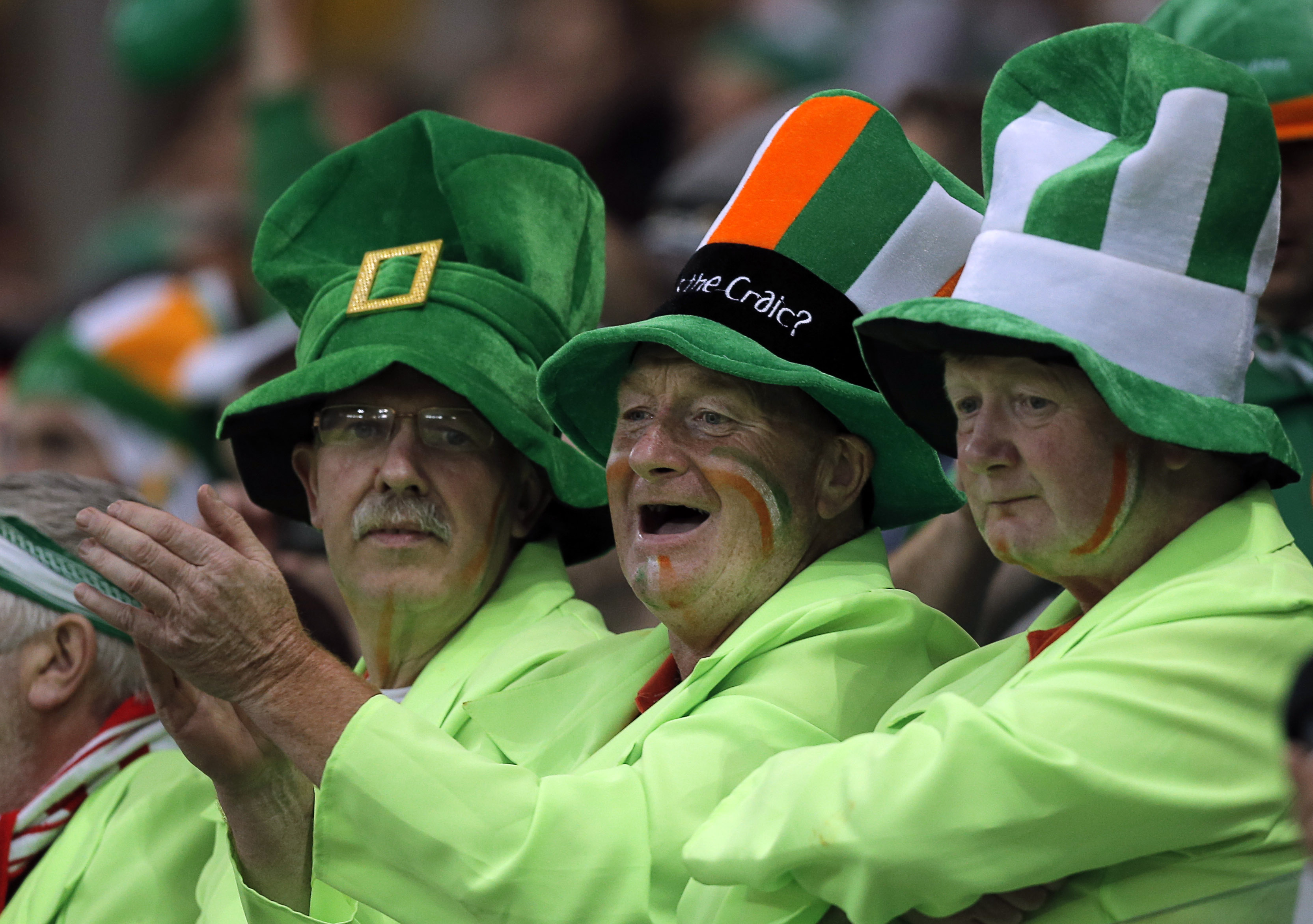 45 000 irländska fans var på plats under EM.