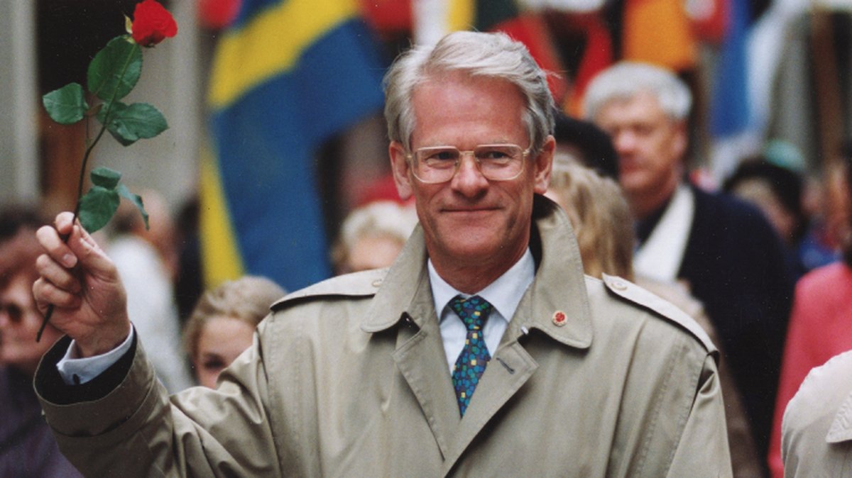 Ingvar Carlsson, ledare för Socialdemokraterna 1994. 