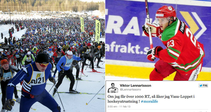 Vasaloppet, Viktor Lennartsson, ishockey, Jonas Westerling
