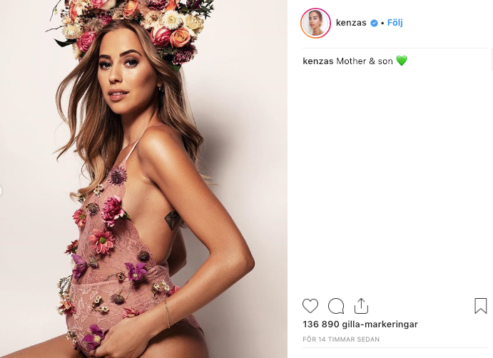 Kenza Subosic Zouiten väntar en son. Kenza Subosic Zouiten väntar en son.