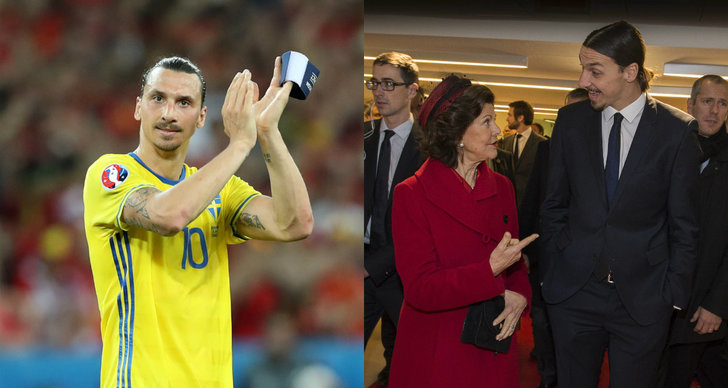 Zlatan Ibrahimovic, Drottning Silvia, instagram, Hyllning, Kung Carl XVI Gustaf