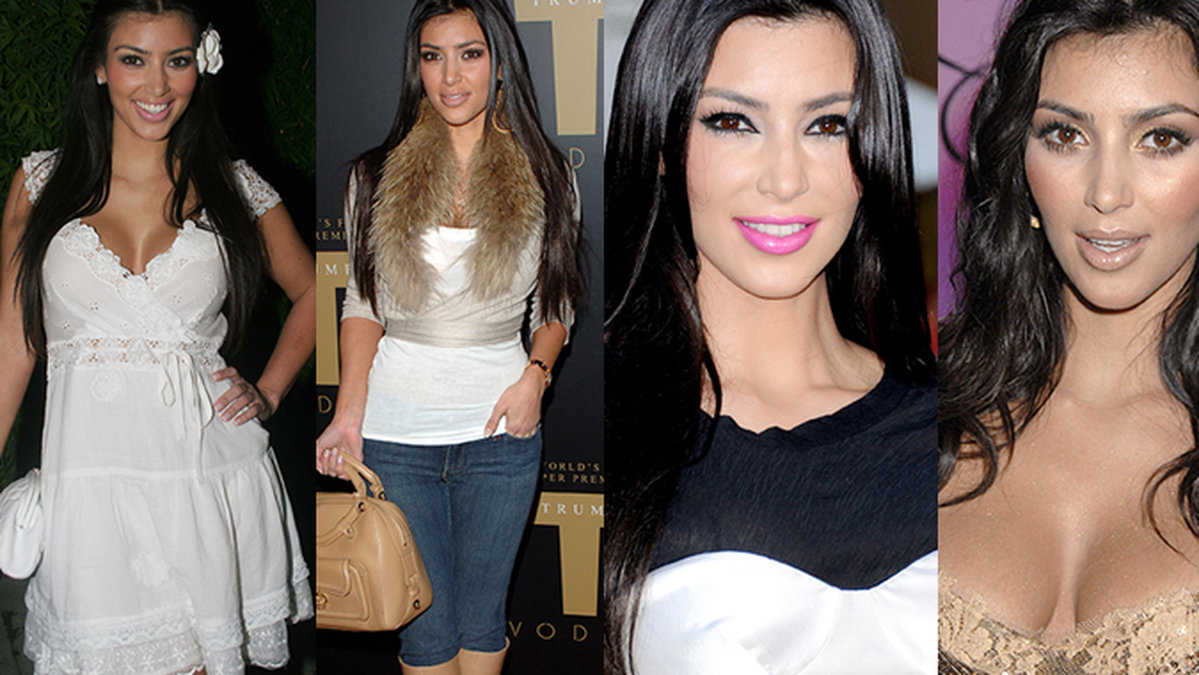 Kim Kardashians outfits.