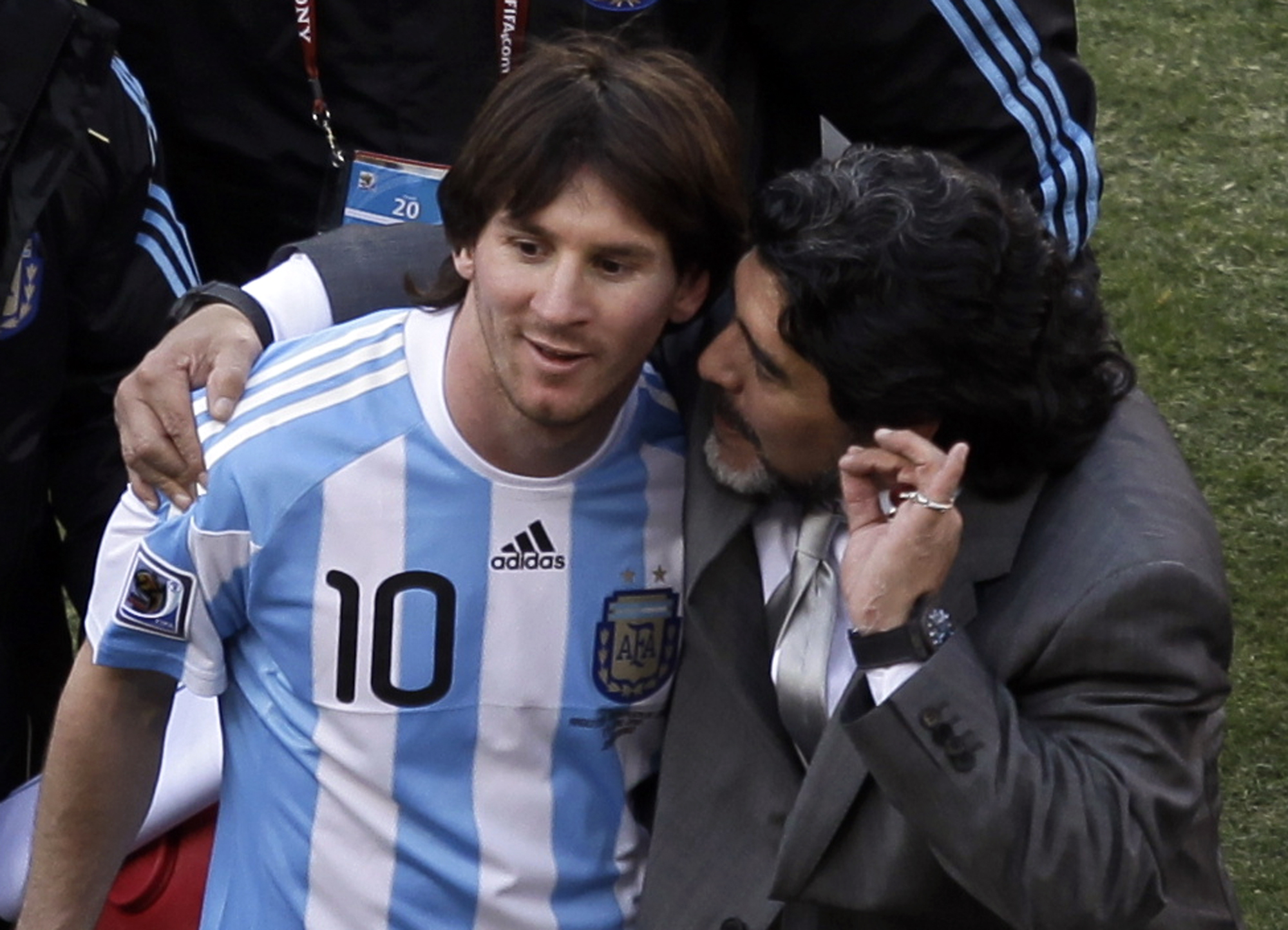 VM i Sydafrika, argentina, Lionel Messi, Diego Maradona, Mexiko