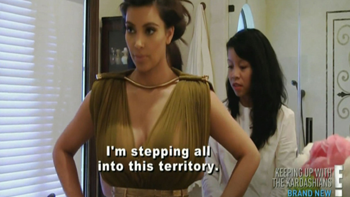 Kim Kardashian fick en helt ny look. 