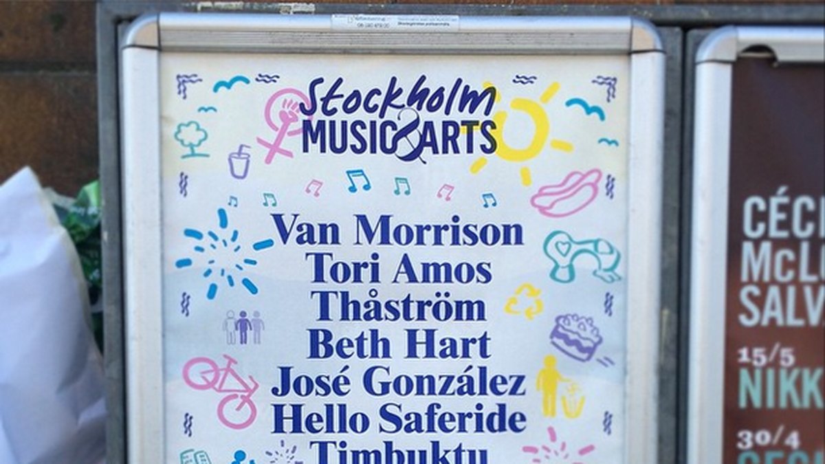 Stockholm Music & Arts poster.