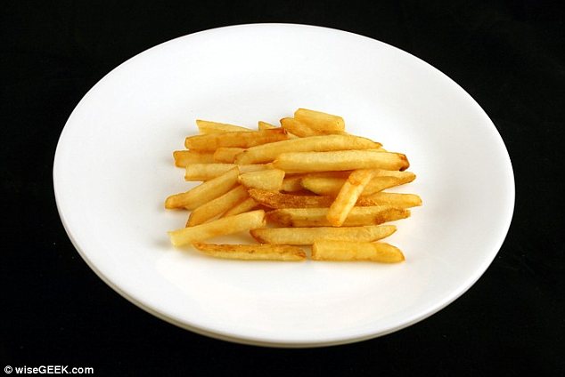 Eller hela 73 gram pommes. Eller hela 73 gram pommes.