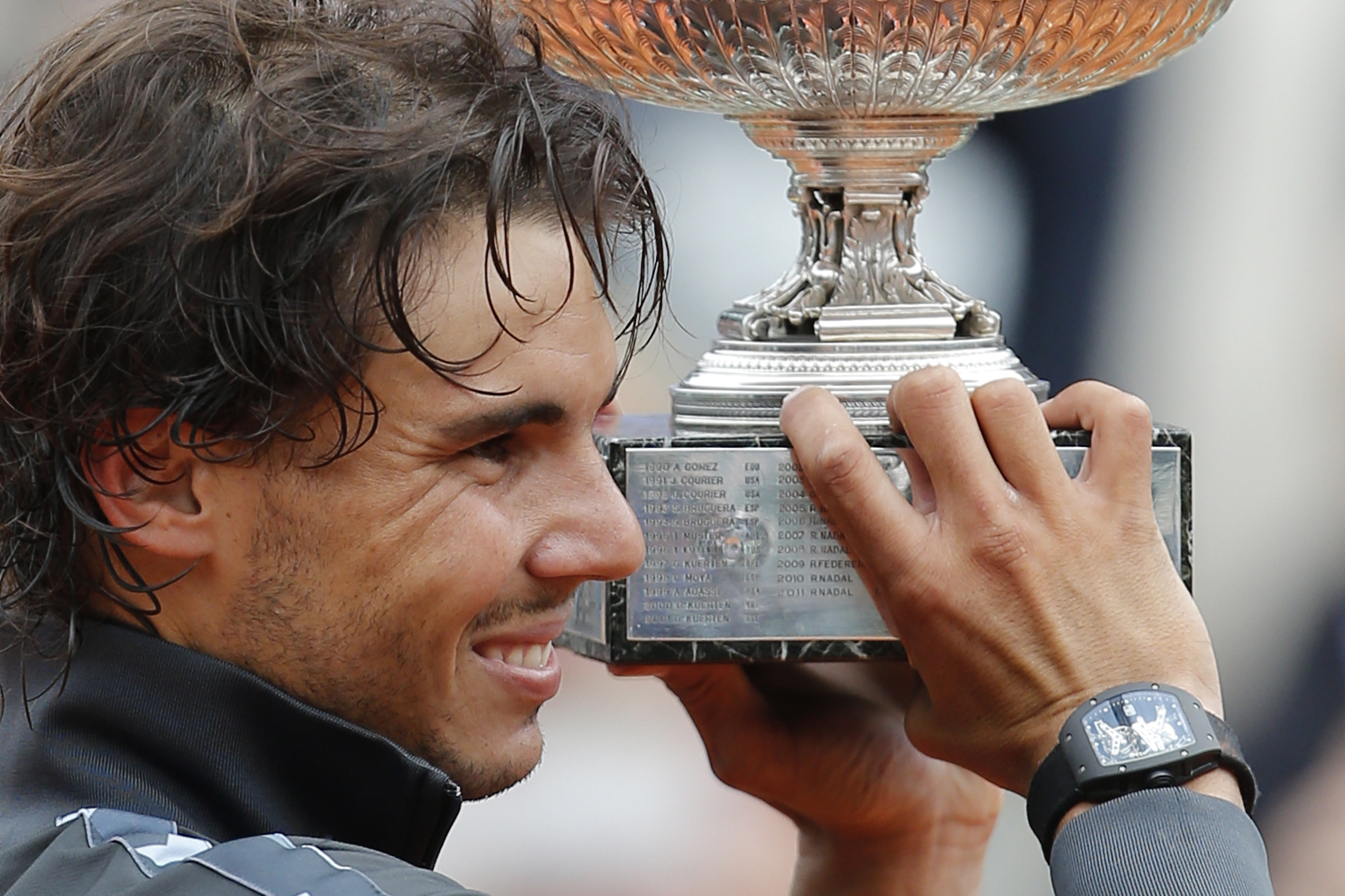 Rafael Nadal slog Björn Borgs 31 år gamla rekord. Rafael Nadal slog Björn Borgs 31 år gamla rekord.