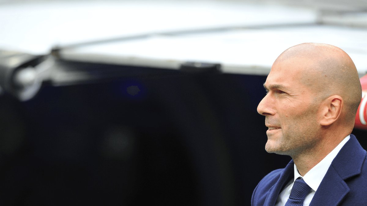 Zidane ser ju stolt ut.