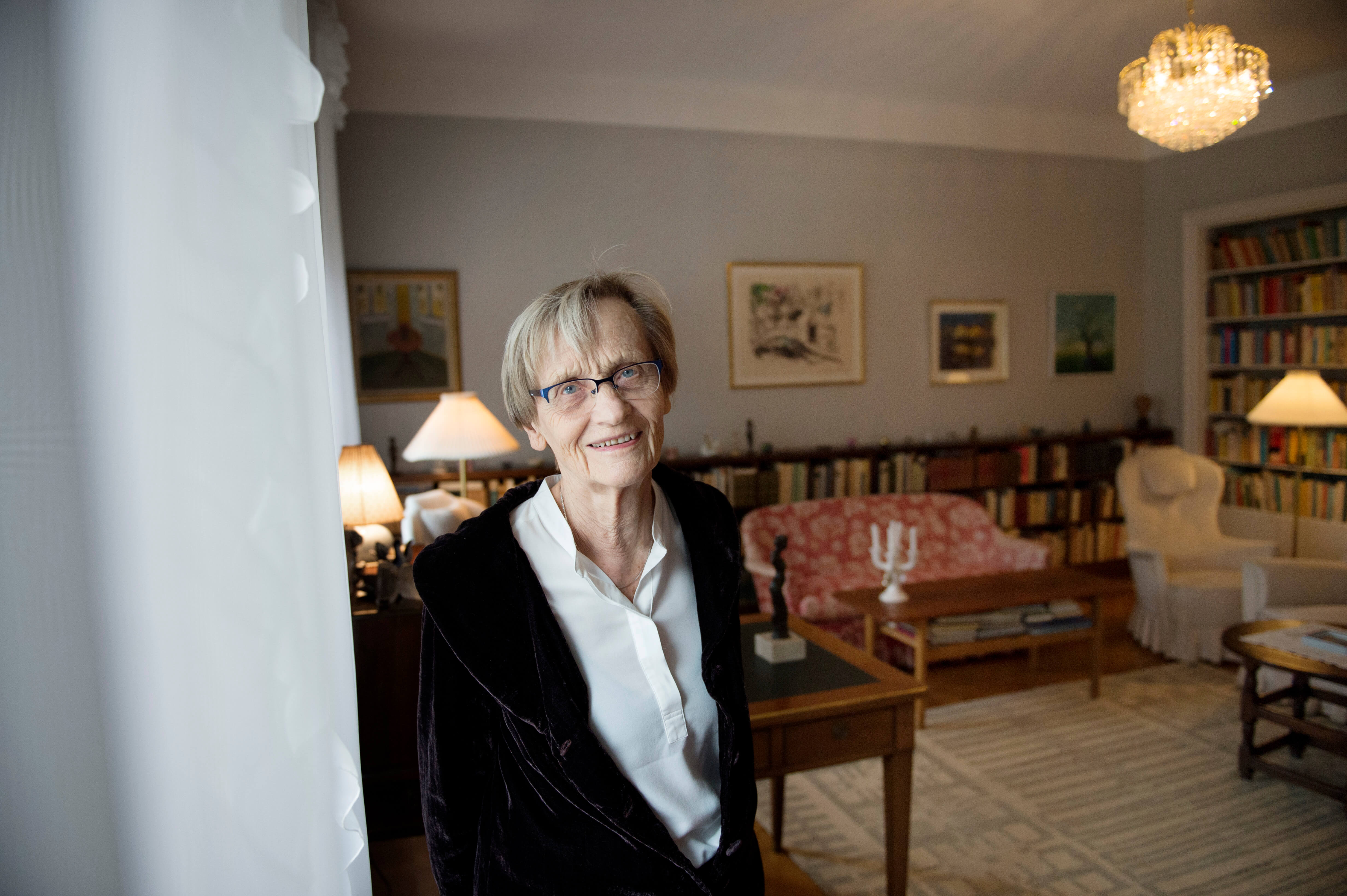 Astrids dotter Karin Nyman visar runt. Astrids dotter Karin Nyman visar runt.