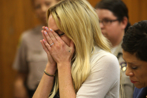 Domare, Lindsay Lohan, Fängelse