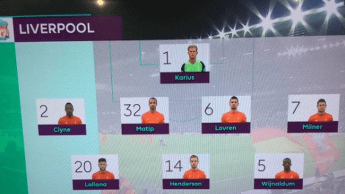 Fast ganska vass elva med Zlatan på topp.