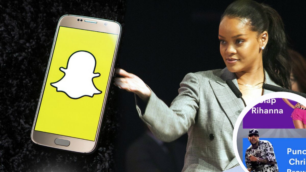 Rihanna tycker Snapchat gör sig skyldiga till att glorifiera våld i nära relationer