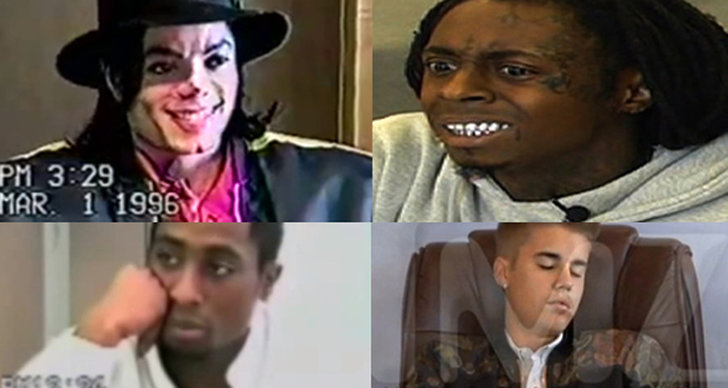 Tupac, Lil Wayne, Michael Jackson, Justin Bieber