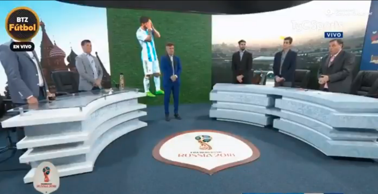 Argentinsk TV-Studio. Argentinsk TV-Studio.