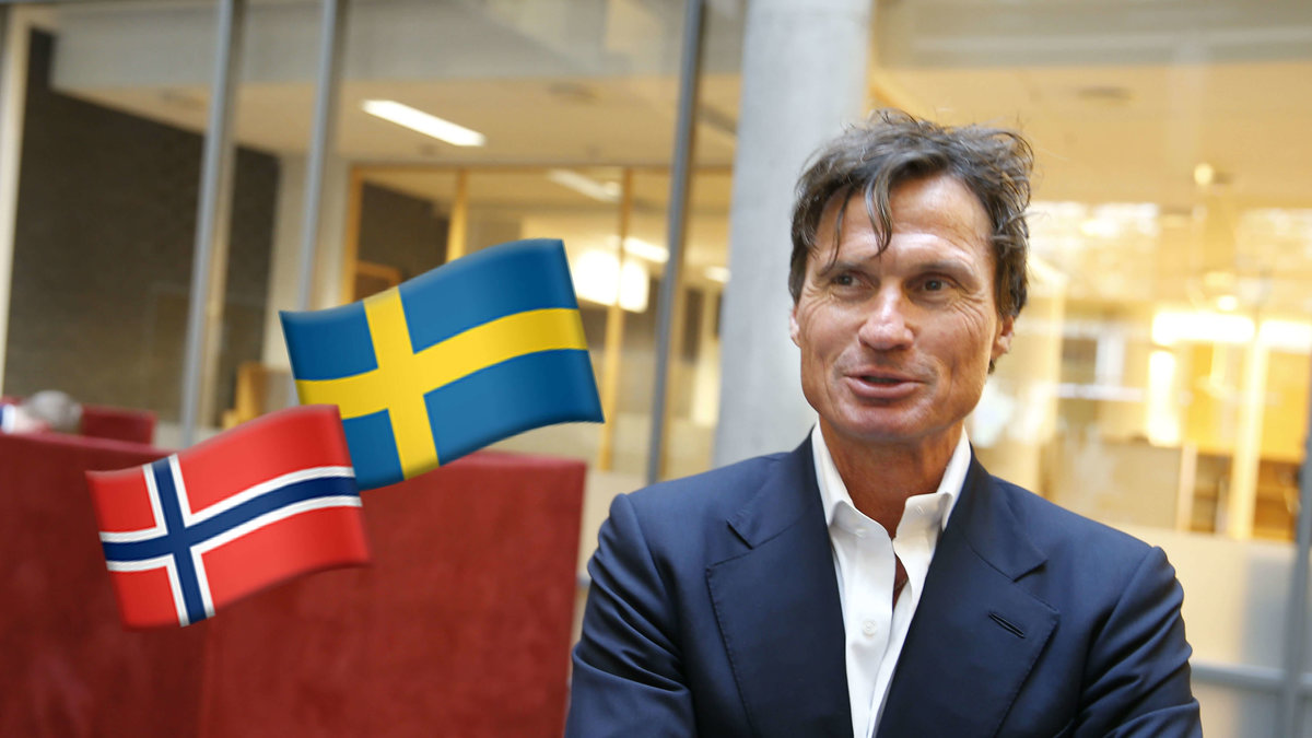 Petter Stordalen vill gärna se ett återförenat Sverige och Norge.