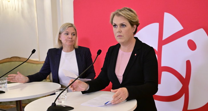 Moderaterna, Socialdemokraterna, Sverige, TT, Magdalena Andersson