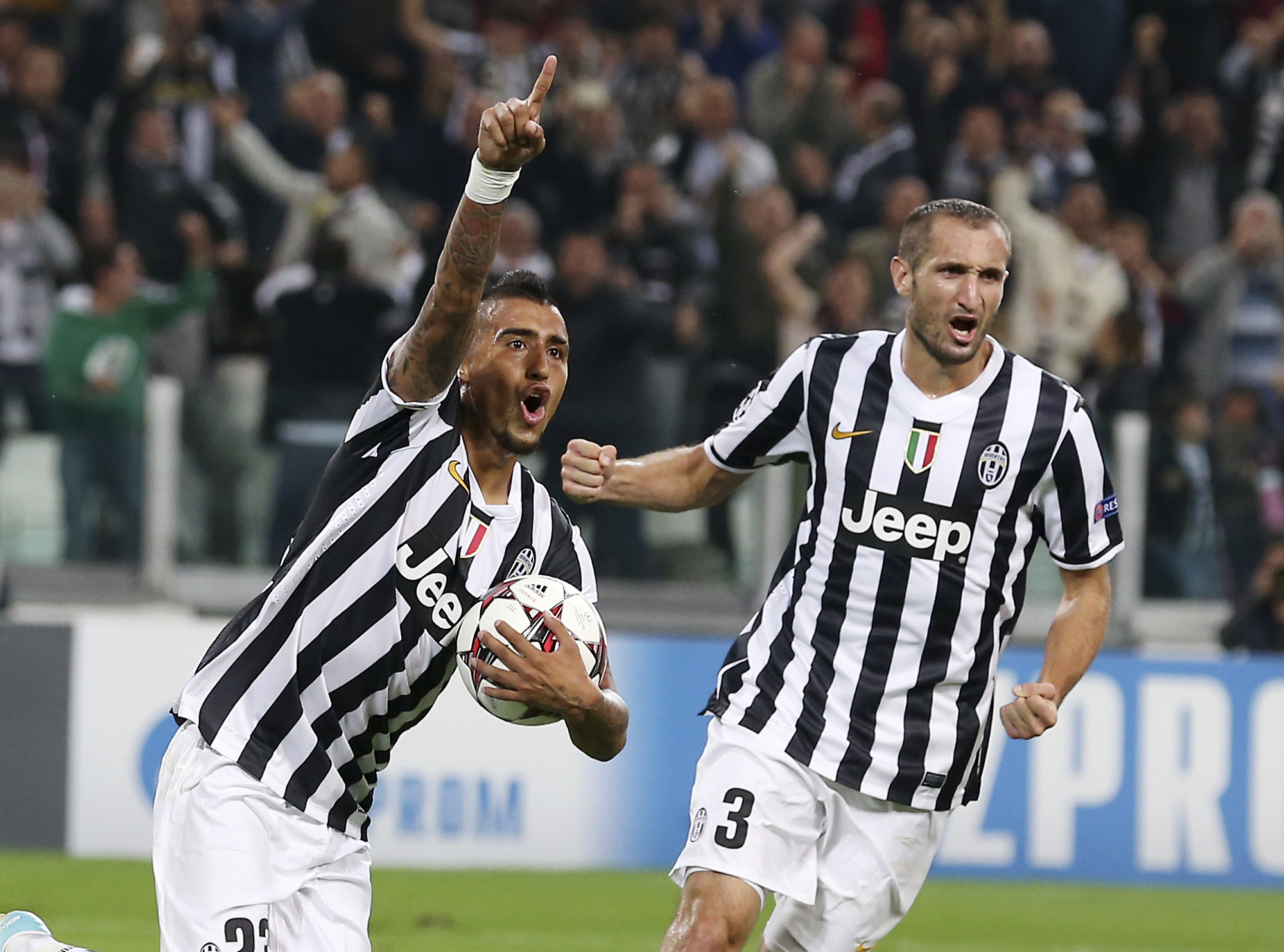 Juventus är med. 