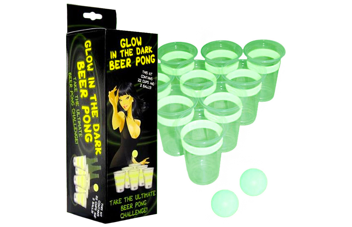 Självlysande beerpong Självlysande beerpong