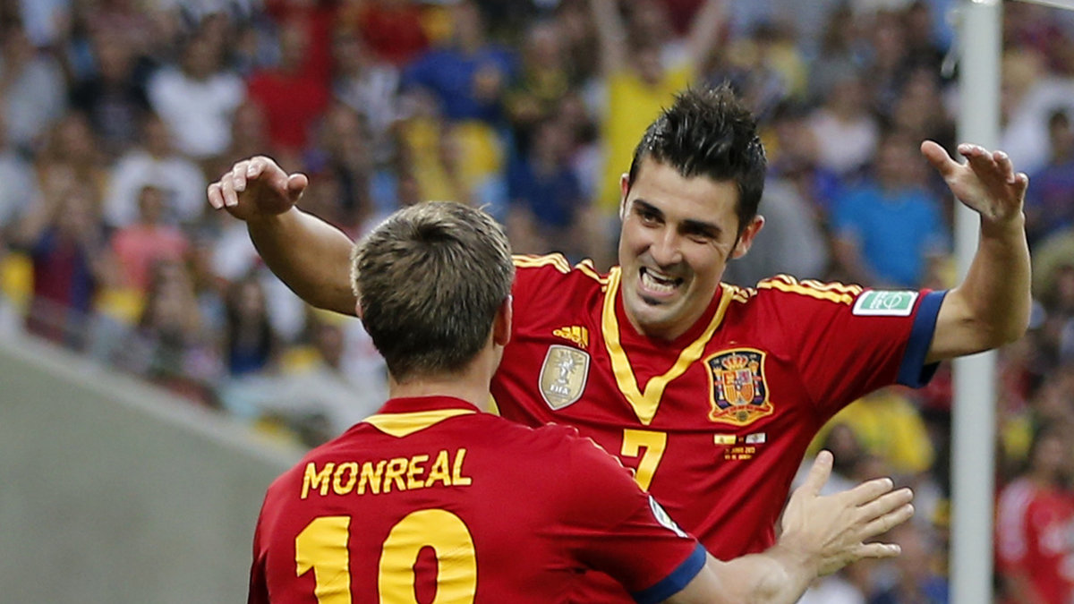 Spanien plockade hem en enkel seger.
