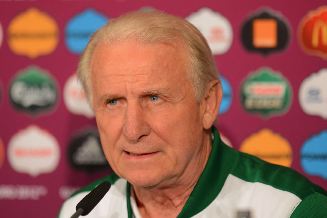 Giovanni Trapattoni hade inte något irländskt ess i den italienska rockarmen. Giovanni Trapattoni hade inte något irländskt ess i den italienska rockarmen.