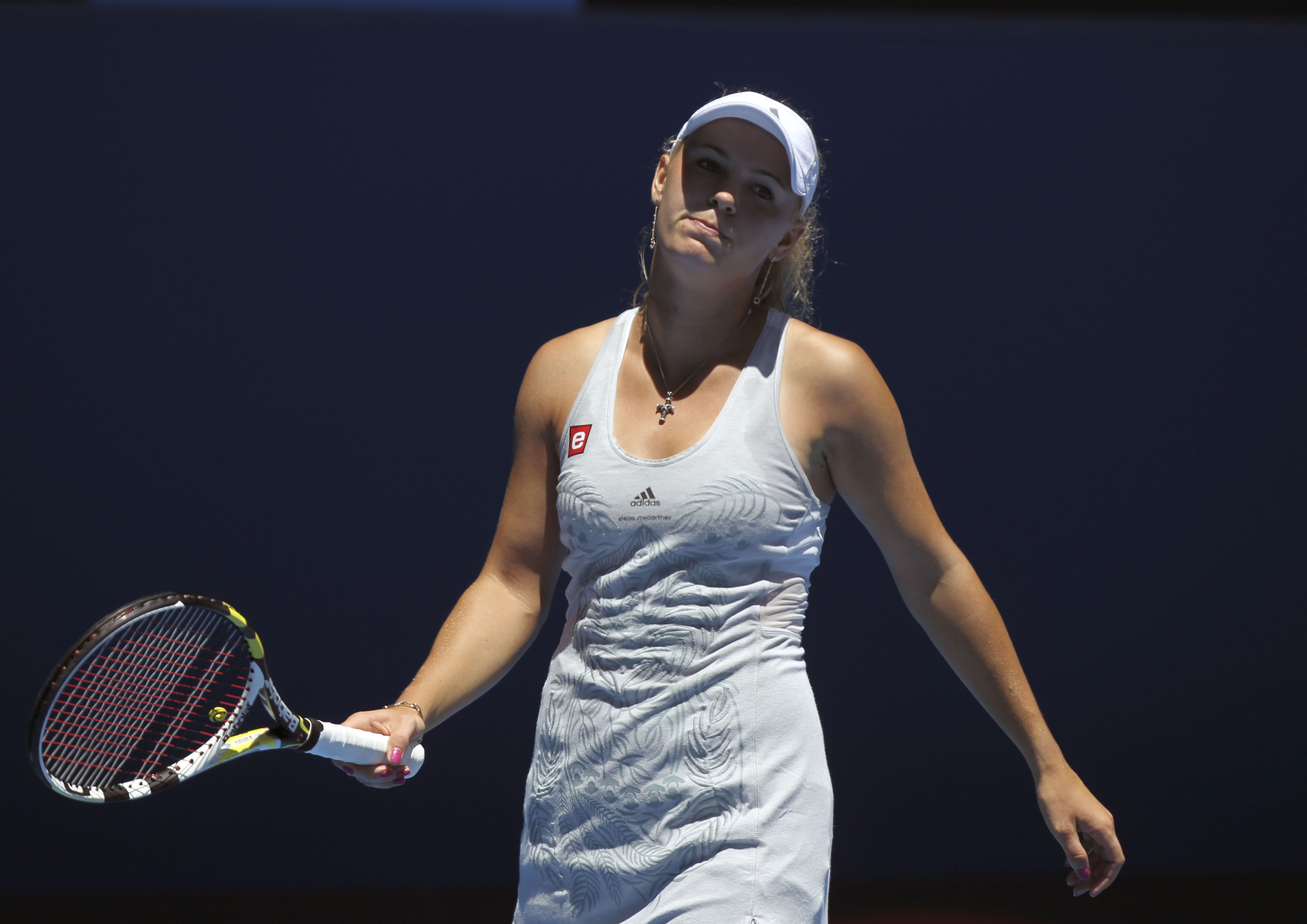 Caroline Wozniacki skulle gå för seger i Australian Open. Men det slutade med en kollaps i åttondelsfinalen mot kinesiskan Na Li. 