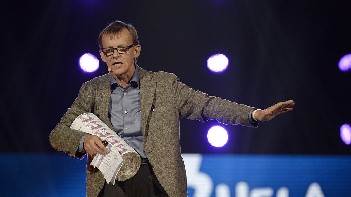 Hans Rosling har tidigare hyllats för att han är duktig på att förklara flyktingsituationen. 