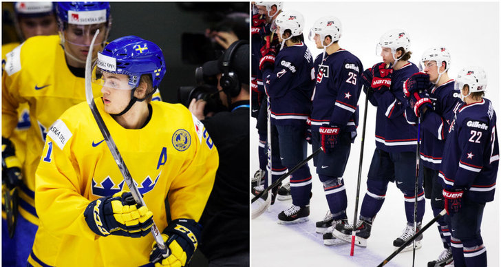 JVM, Sverige, USA, ishockey, Junior-VM