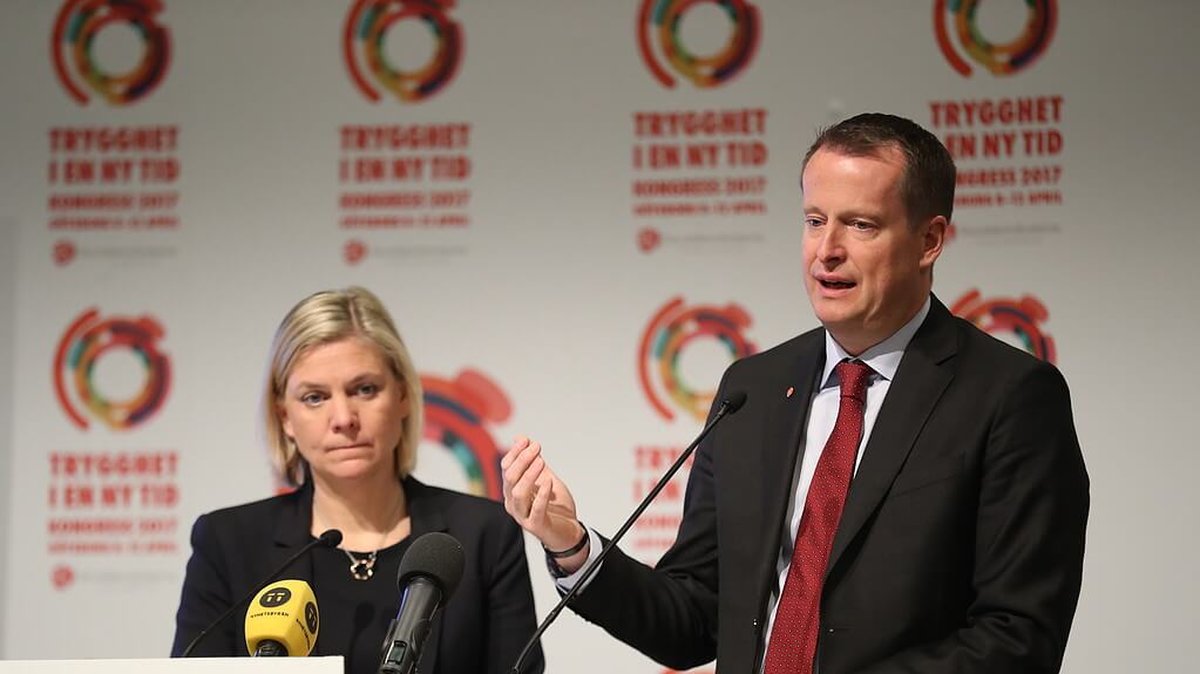 Det här presenterade finansminister Magdalena Andersson och inrikesminister Anders Ygeman på en presskonferens på Socialdemokraternas kongress. 