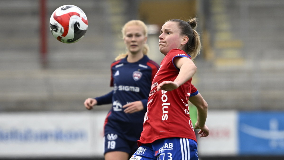 Julia Tunturi och hennes Vittsjö vann med 2–0 mot AIK i damallsvenskan. Arkivbild.