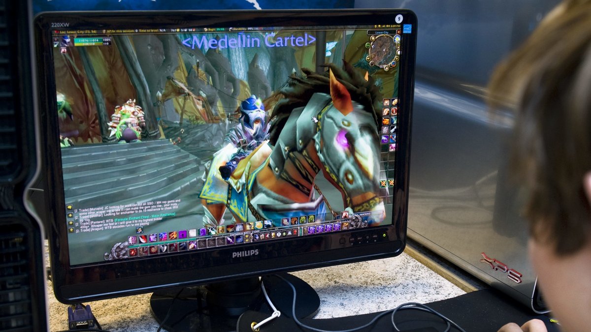 World of Warcraft spelas online. Det är ett av världens mest populära datorspel.