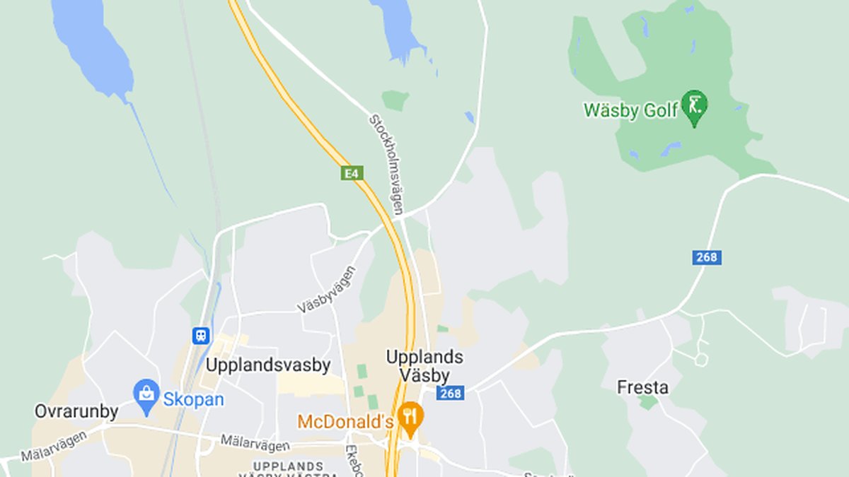 Google maps, Upplands Väsby