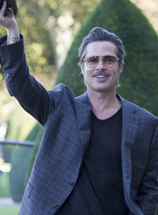 Brad Pitt är i Paris för att göra promotion för sin nya film "Fury". Brad Pitt är i Paris för att göra promotion för sin nya film "Fury".
