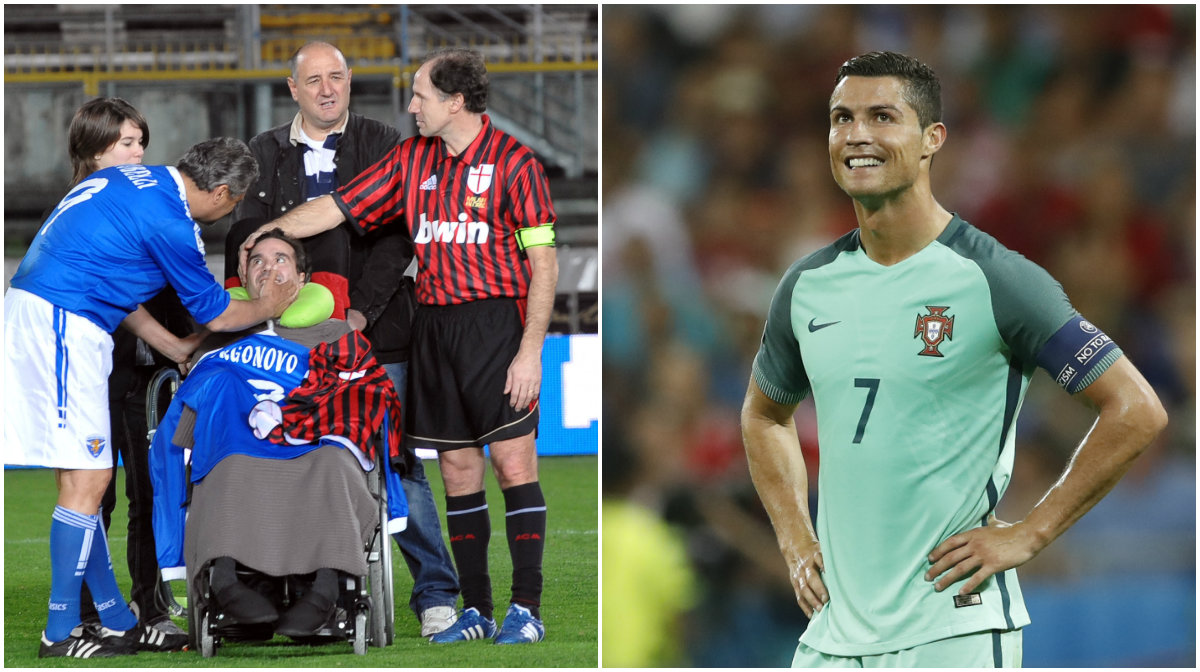 Fotboll, EM, Ronaldo, ALS