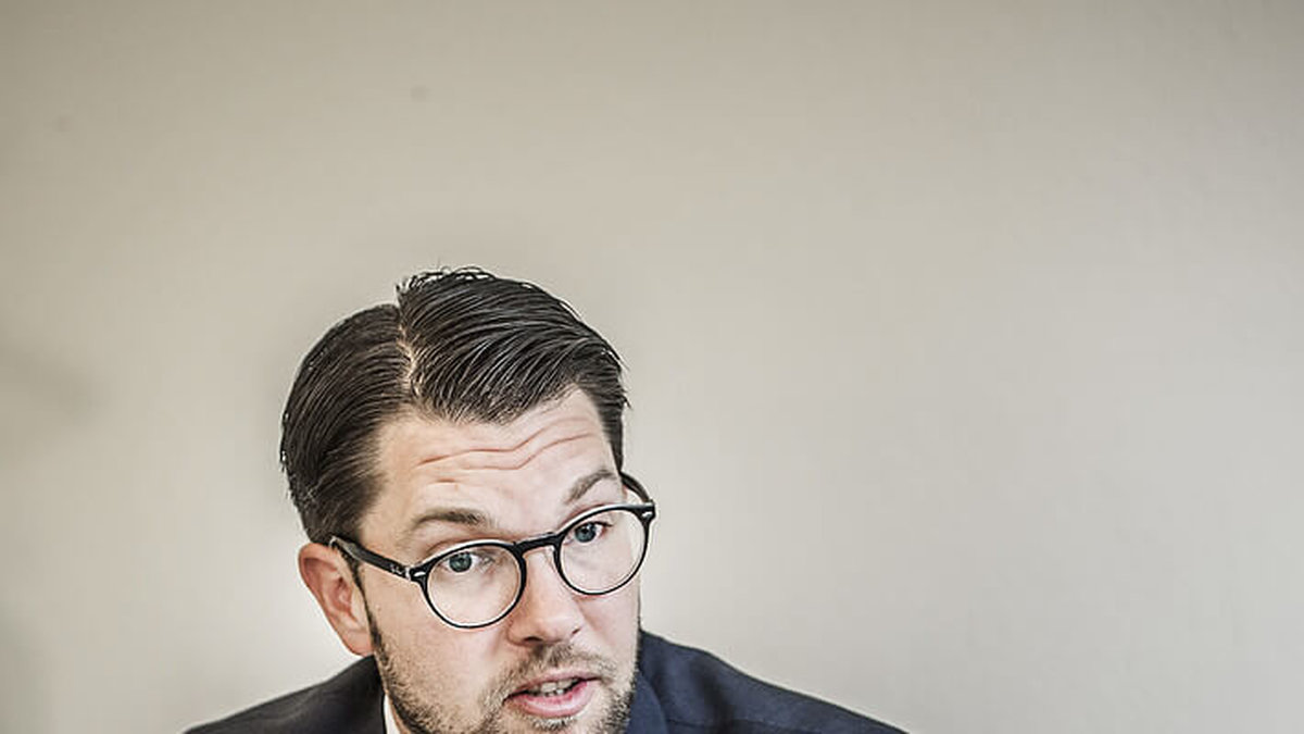 Jimmie Åkesson, partiledare Sverigedemokraterna. 
